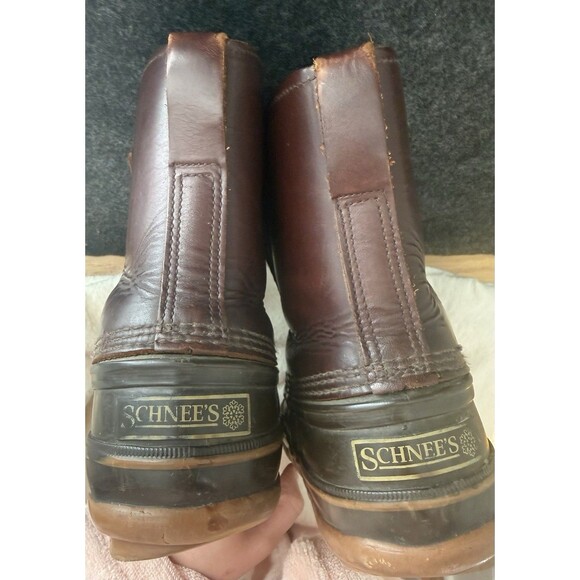 Schnee Montana II TT, Insulated, Rubber Soled, Slip-On PAC Boots 7 Made in USA